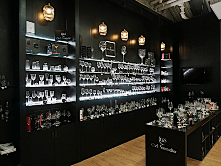 Arc UK’s wide collection of bespoke glassware is on view at the new London showroom.