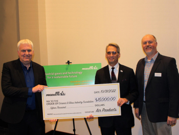 The Ceramic And Glass Industry Foundation And The Glass Manufacturing Industry Council Receive Donation From The Air Products Foundation