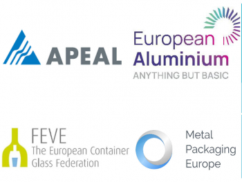 Steel, aluminium and glass packaging industries jointly support the introduction of EU-wide recycling performance grades