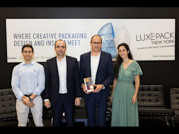 Verescence wins the LUXE PACK in green award at the New York show