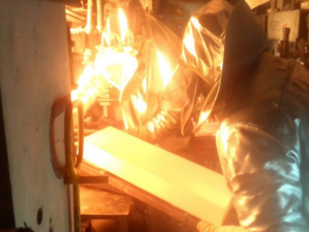 Forglass expertise in large-scale furnace repairs
